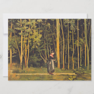 Cartão Caminhando na borda da floresta (por Ferdinand Hod