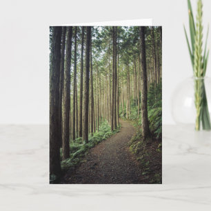 Cartão Caminhando nas montanhas   Wakayama, Japão