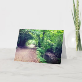 Cartão Caminhando pelo rio