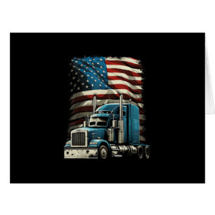 Cartão Caminhante Bandeira Americana Para A Unidade De Ca