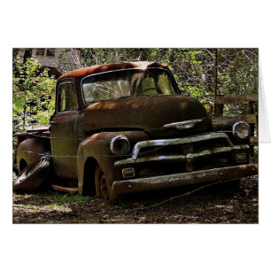 Cartão Caminhão antigo