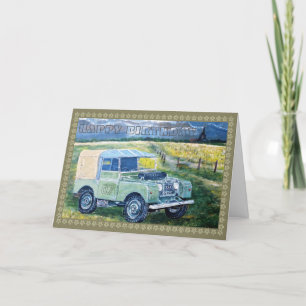 Cartão Caminhão de Fazenda Antigo