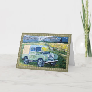 Cartão Caminhão de Fazenda Antigo