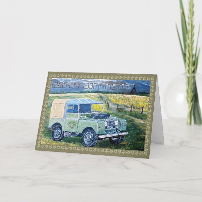 Cartão Caminhão de Fazenda Antigo (Frente)