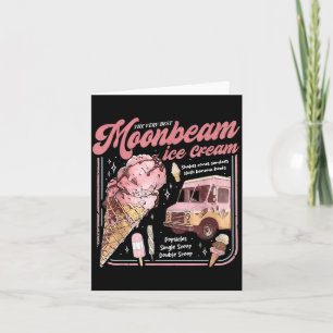 Cartão Caminhão de Sorvete Moonbeam Vintage Retro