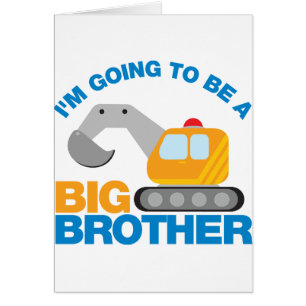 Cartão Caminhão do escavador que vai ser um big brother