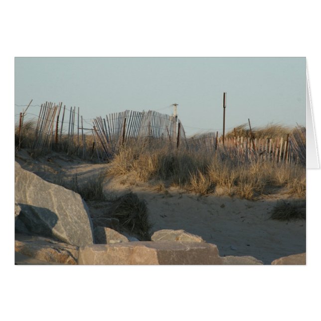 Cartão Caminho da praia (Frente horizontal)