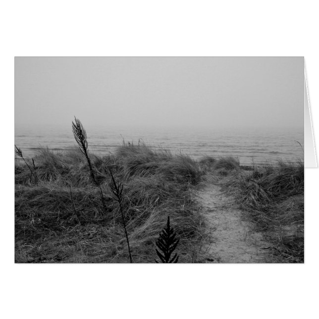 Cartão Caminho da praia (Frente Horizontal)