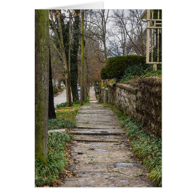 Cartão Caminho de Desnível (Frente)