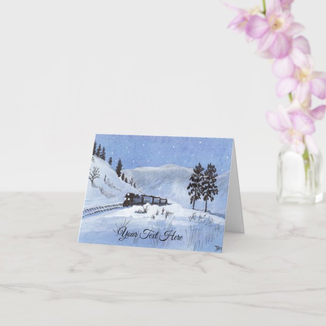 Cartão Caminho de ferro (Orquídea)