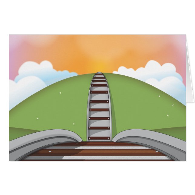 Cartão Caminho de ferro (Frente Horizontal)