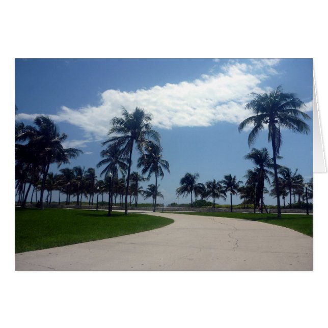 Cartão caminho de miami (Frente Horizontal)