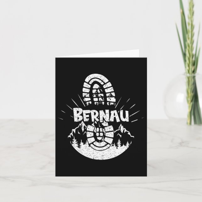 Cartão Caminho Em Bernau Alemanha Férias Hiker 1 (Frente)