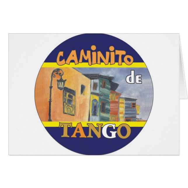 Cartão Caminito (Frente Horizontal)