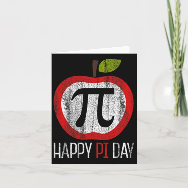 Cartão Camisa Apple Pi Matemática  (Frente)