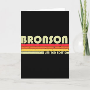 Cartão Camisa Bronson Presente Personalizado Divertido Re