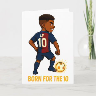Cartão Camisa Camiseta Desenho do Herói de Futebol do Won
