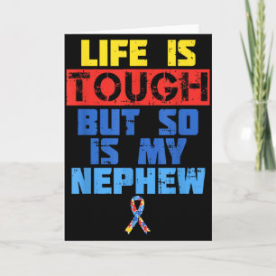 Cartão Camisa de conscientização sobre autismo Life Is To