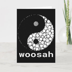 Cartão Camisa de Exalação de Yoga Calma Woosah _2