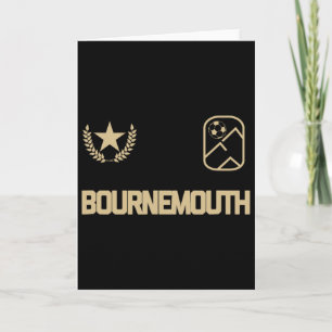 Cartão Camisa de Futebol do Bournemouth