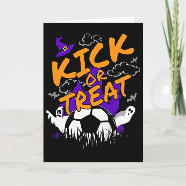 Cartão Camisa de Halloween para jogadores de futebol com  (Frente)