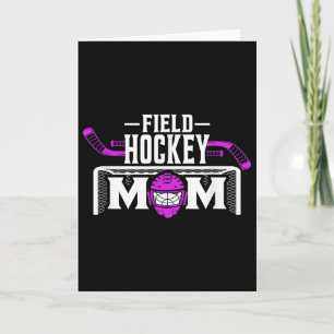 Cartão Camisa de Mãe de Hockey para Mulheres Dia das Mães