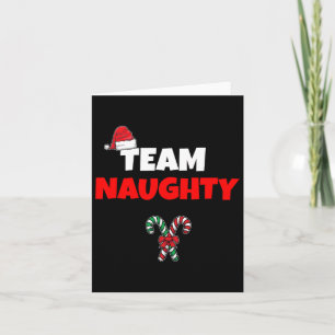 Cartão Camisa de Natal de Feriado Engraçado da Equipe