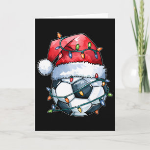 Cartão Camisa de Natal de Futebol Camisa de Natal Diverti