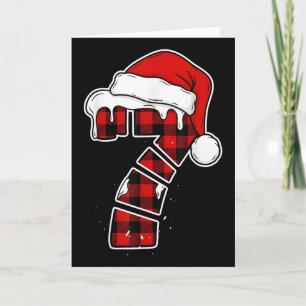 Cartão Camisa de Pijama de Natal Engraçada 67 Meme Six Se