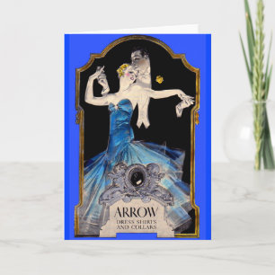 Cartão Camisa de seta do 1920 Leyendecker n.o 1