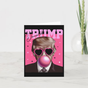 Cartão Camisa De Trump Para Crianças Mulheres Donald Trum