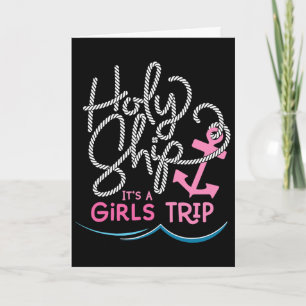 Cartão Camisa de Viagem de Navio Sagrado para Meninas Fér