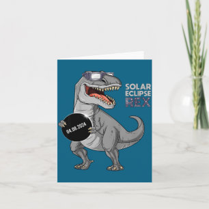 Cartão Camisa Divertida Eclipse Solar Rex 04 08