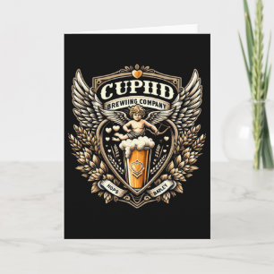 Cartão Camisa do Dia dos Namorados da Cupid's Brewing Com