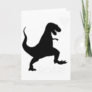 Cartão Camisa do Dia dos Namorados Dinossauro