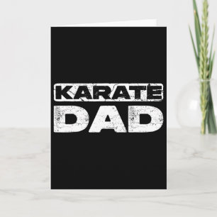Cartão Camisa do Pai de Karatê Homens Dia dos Pais Karatê