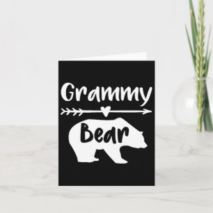 Cartão Camisa do Urso Grammy Presente Para a Vovó