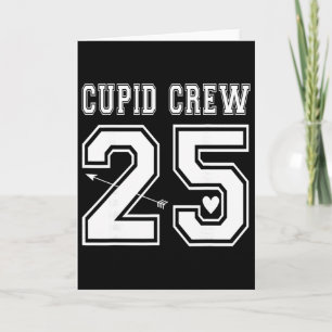 Cartão Camisa esportiva Cupid Crew 2025 Dia dos Namorados