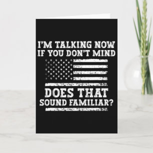 Cartão Camisa Estou Falando Agora Trump Kamala Debate Div