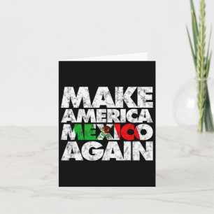 Cartão Camisa Faça a América México Novamente1