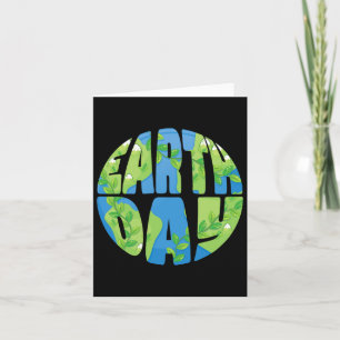 Cartão Camisa Feliz Dia da Terra Cute Dia da Terra Homens