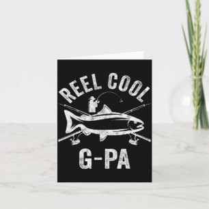 Cartão Camisa Mens Reel Cool G-pa Piada Pescador Natal