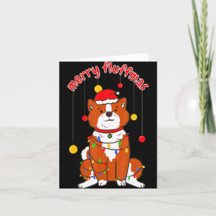 Cartão Camisa Merry Christmas Dog Christmas Xmas T