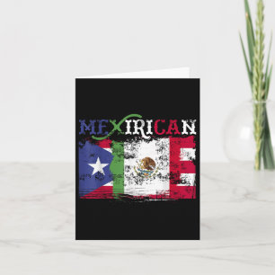 Cartão Camisa mexicana, Porto Rico Bandeira Tee, Cinco De