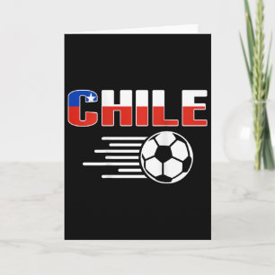 Cartão Camisa Orgulho Chile Amantes do Futebol Orgulho Ch
