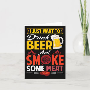 Cartão Camisa Pitmaster Presente Beer Beer Beer Beer Beer