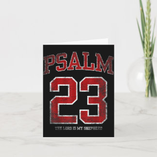 Cartão Camisa Psalmo 23 Jersey Senhor Pastor