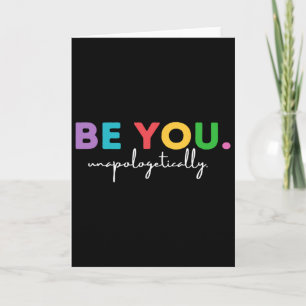 Cartão Camisa Seja Você, Camisa Ame a Si Mesmo, Camisa Fé