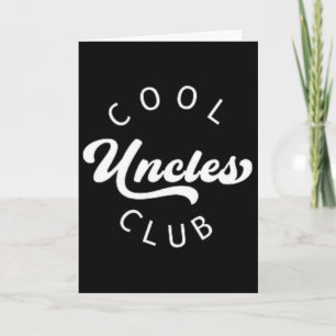 Cartão Camisa Vintage Oficial do Cool Uncles Club Gordo