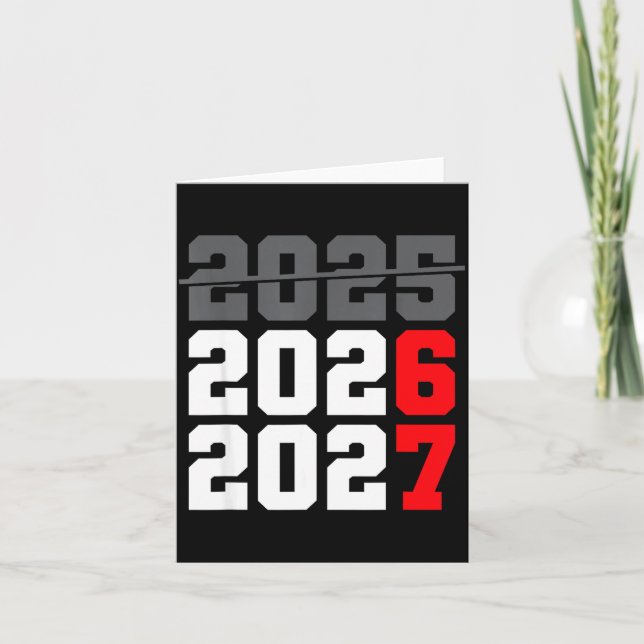 Cartão Camisas Ano Novo 2026 67 Seis Sete Meme Geração Al (Frente)